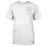 Custom Line Art - Personalized Aunt Embroidered T-shirt