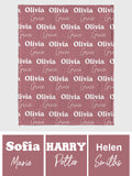 Custom Name Pattern - Personalized granddaughter Blanket