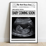 Baby Coming Soon - Personalized Mother Canvas And Poster