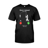 Sorry I Missed Your Call I Was On The Other Line - Personalized Fishing T-shirt And Hoodie