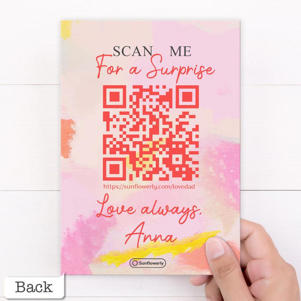 Love Being Your Daughter - Personalized QR Greeting Card