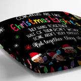 Coworkers Are Like Christmas Lights Together They Shine - Personalized Colleague Throw Pillow