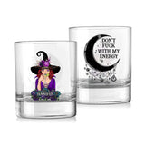 Don't F With My Energy - Personalized Witch Rock Glass