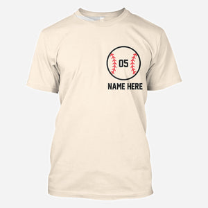 In My Baseball Mom Era - Personalized Baseball All Over Shirt