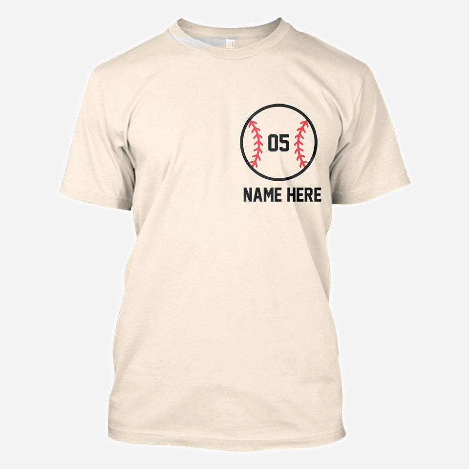 In My Baseball Mom Era - Personalized Baseball All Over Shirt