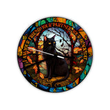 Black Cat - Personalized Black Cat Wall Clock
