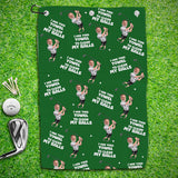 I Use This Towel To Clean My Balls - Golf gift for dad, husband, boyfriend, him - Personalized Golf Towel