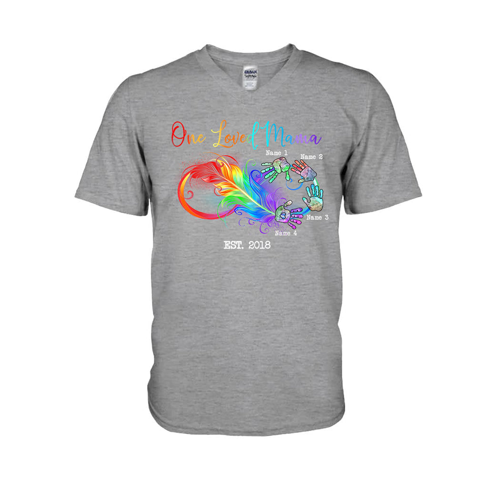 Blessed Mama - Gift for mom, grandma - Personalized T-shirt And Hoodie