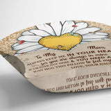 You Are My Sunshine - Gift for grandma, mom, daughter, granddaughter, sister, wife - Personalized Throw Pillow