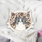 Reserved For The Cat - Personalized Cat Shaped Pillow