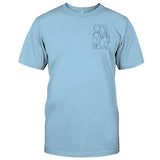 Custom Line Art - Personalized Step Mom Embroidered T-shirt