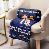You're By Far My Favorite - Personalized Couple Blanket