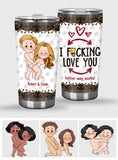 I Love You - Personalized Hunting Tumbler