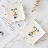 I’m Mostly Peace Love And Light - Personalized Yoga Jewelry Dish