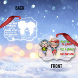 We Will Be Partners In Crime Until We Are Old And Senile - Personalized Bestie Transparent Ornament