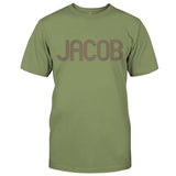 Custom Name - Personalized Step Dad Embroidered T-shirt