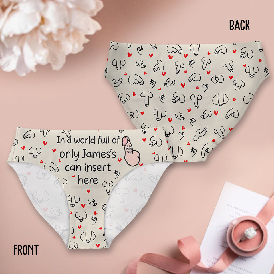 Only You - Personalized Couple Women Briefs