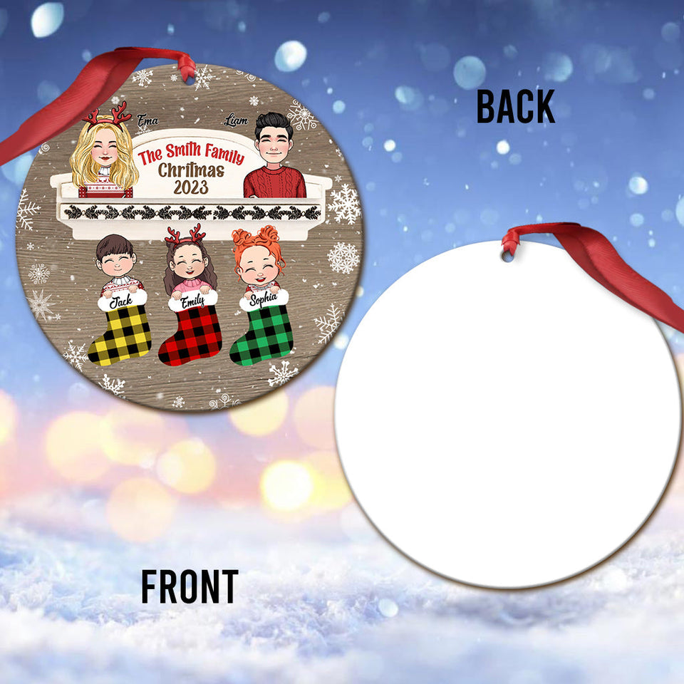 Merry Christmas 2023 - Personalized Family Ornament