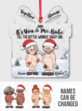 Together And Always - Personalized Husband And Wife Transparent Ornament