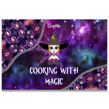 Cooking With Magic - Personalized Witch Doormat
