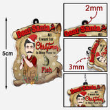 Dear Santa - Personalized Fishing One-sided Keychain