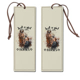 Just A Girl Who Loves Horses - Personalized Horse Leather Bookmark