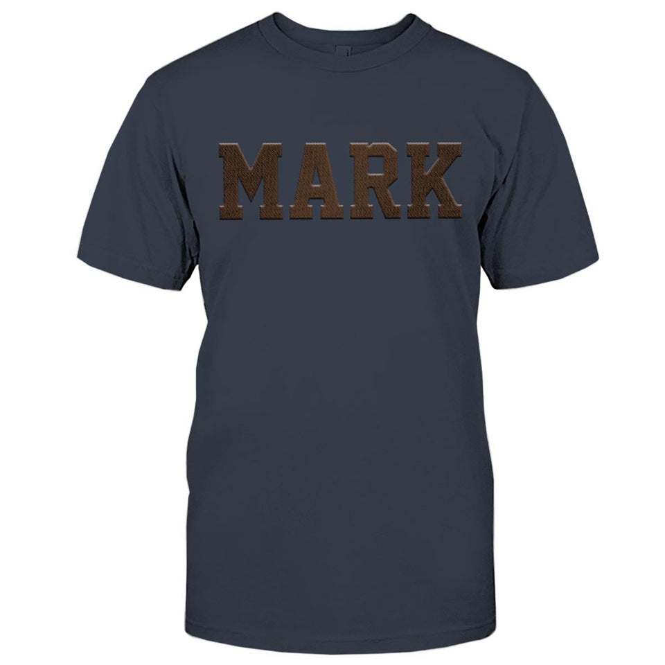 Custom Name - Personalized Kid Embroidered T-shirt