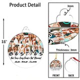 Bestie Photos - Personalized Bestie Ornament