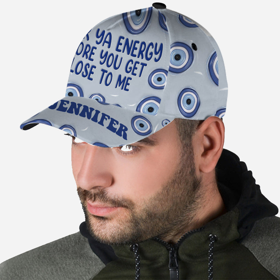 Check Ya Energy - Personalized Witch Classic Cap