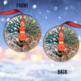 Let That Shit Go - Personalized Yoga Ornament