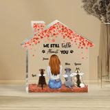 Forever In My Heart - Dog gift for who lose dog - Personalized Custom Shaped Acrylic Plaque