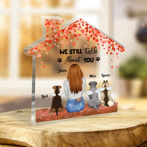 Forever In My Heart - Dog gift for who lose dog - Personalized Custom Shaped Acrylic Plaque