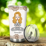 I Am Divine - Personalized Yoga Tumbler