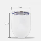 Just A Girl Who Loves Dogs - Personalized Dog Wine Tumbler