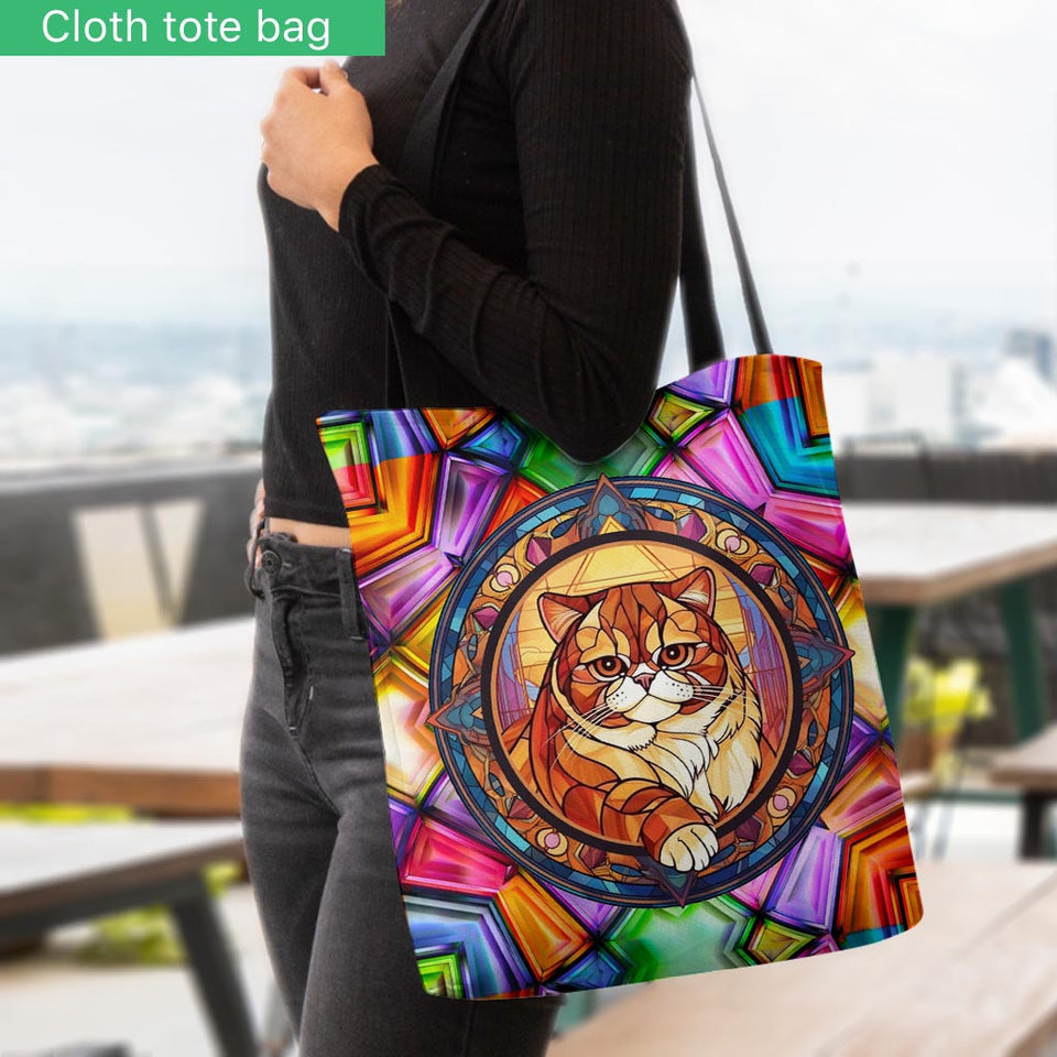 Colorful Paws - Personalized Dog Tote Bag