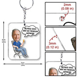 Not My Problem Anymore - Personalized Retired Keychain