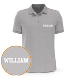 Custom Name - Personalized Couple Embroidered Polo Shirt