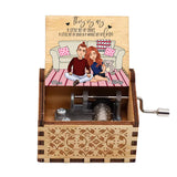 And So Together They Built A Life They Loved - Couple gift for husband, wife, boyfriend, girlfriend - Personalized Hand Crank Music Box