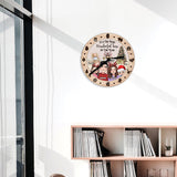 The Most Wonderful Time Of The Year - Personalized Family Wall Clock