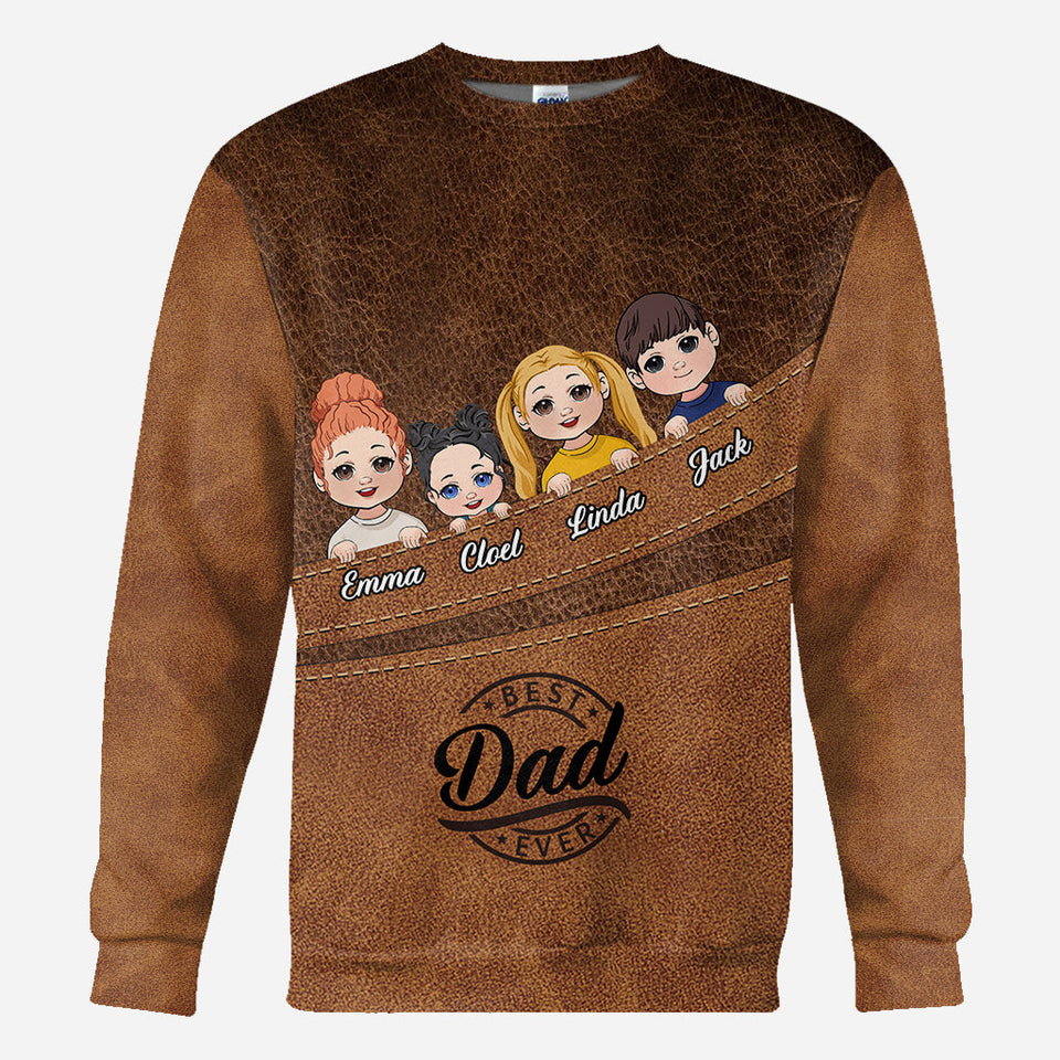 Best Dad/Grandma/Grandpa/Mom Ever - Personalized Father All Over Shirt