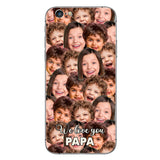 Love You Dad - Gift for dad, grandma, grandpa, mom, uncle, aunt, brother, sister, son, daughter, granddaughter, grandson, husband, wife, boyfriend, girlfriend - Personalized Phone Case