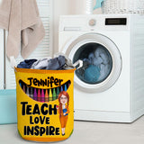 Teach Love Inspire - Personalized Teacher Storage Basket