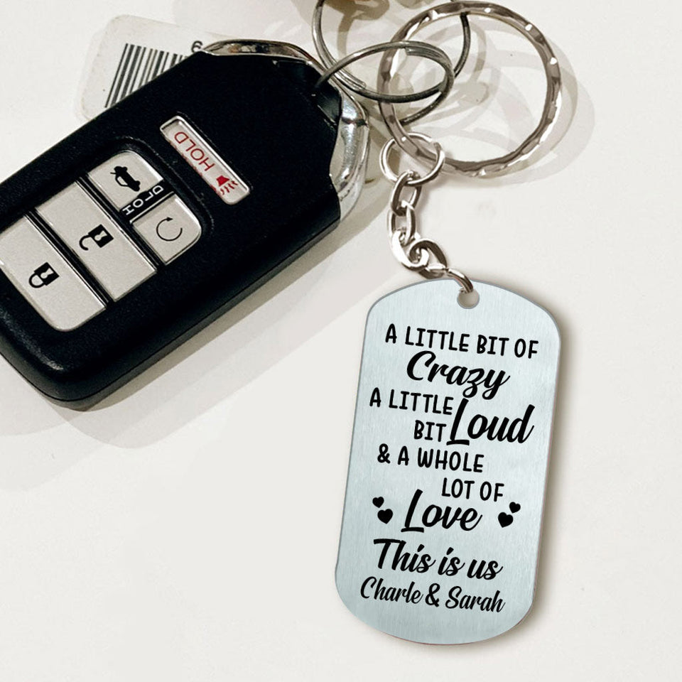 I'm Yours - Couple gift for husband, boyfriend, wife, girlfriend - Personalized Stainless Steel Keychain