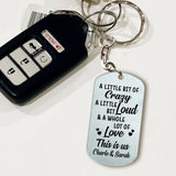I'm Yours - Couple gift for husband, boyfriend, wife, girlfriend - Personalized Stainless Steel Keychain