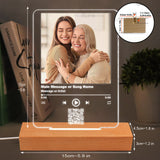 Sentimental Gifts For Bonus Mom - Gift for mom - Personalized Shaped Plaque Light Base