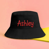 Custom Name - Personalized Bestie Embroidered Bucket Hat