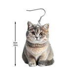 Personalized Photo Earrings - Gift for cat lovers, cat lover, dog lover - Personalized Earrings
