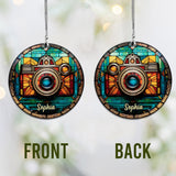 Just A Girl Who Loves Photography - Personalized Photography Car Ornament