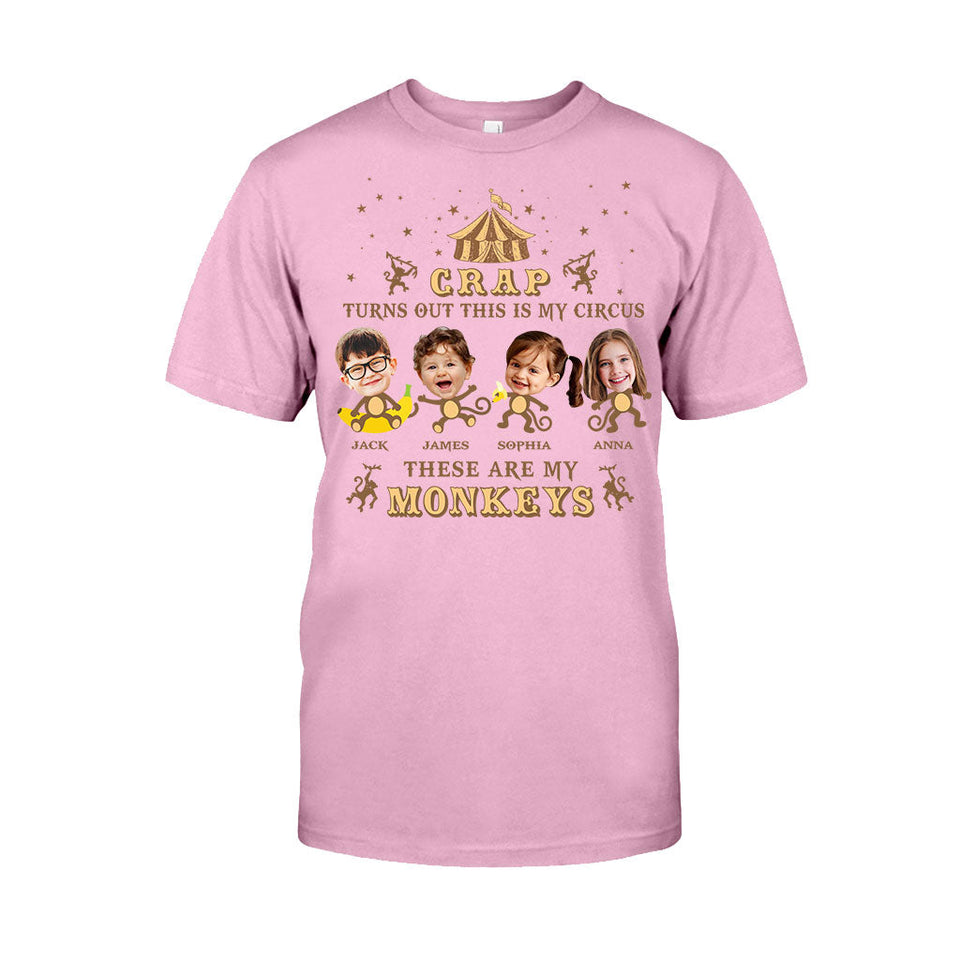 This Is My Circus These Are My Monkeys - Personalized Mother T-shirt And Hoodie