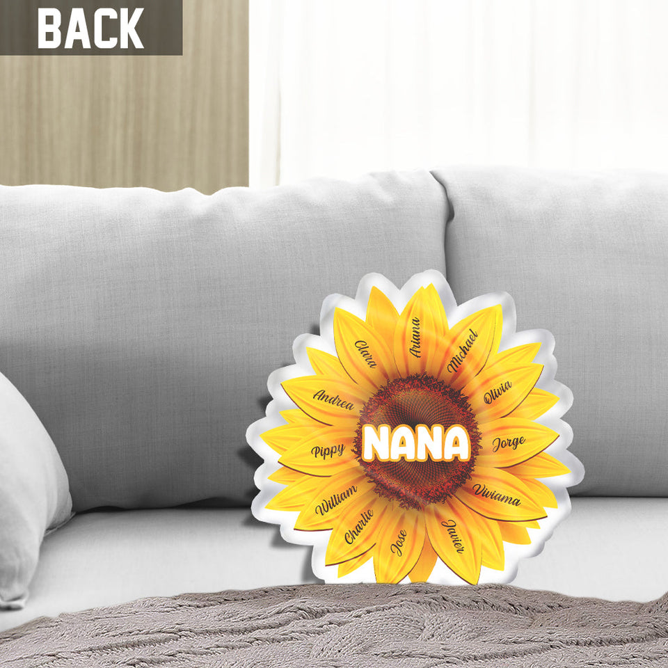 Best Grandma Ever - Personalized Grandma Shaped Pillow